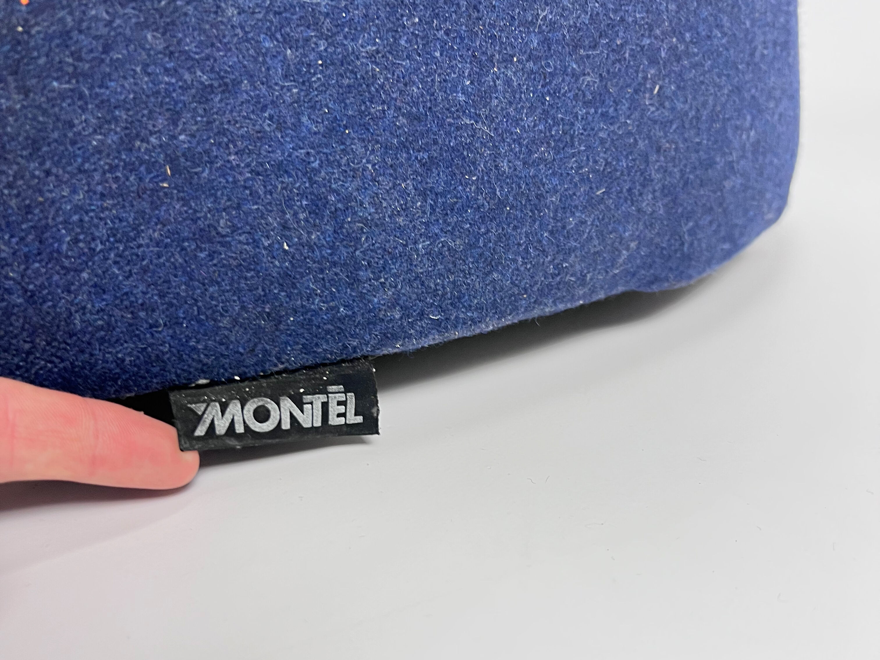 Montèl Navy Blue Footstool, 2000s