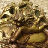 Bevelled golden mirror  39x53cm