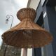 Rattan lamppost
