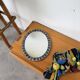 Oval ceramic mosaic mirror from the 50s/60s.