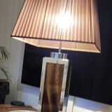 Crome and bakelite lamp