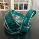 glass ribbon candle holder