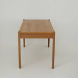 Bureau en bois massif (Orme) vintage Dlg Regain Circa 1980