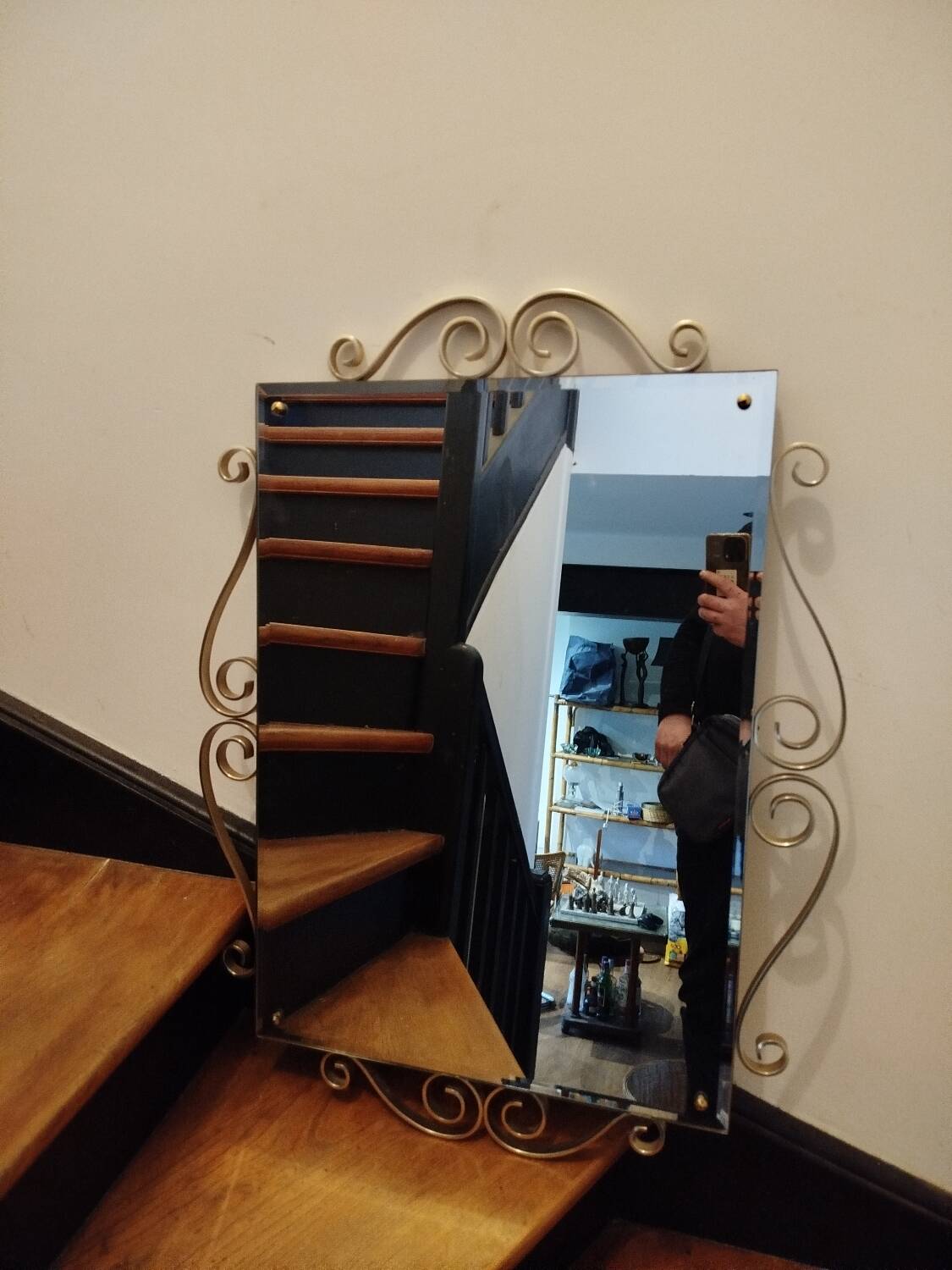 moustache mirror, 1950s