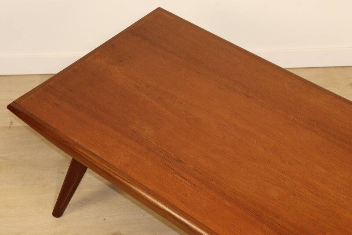 Scandinavian teak coffee table, 1960