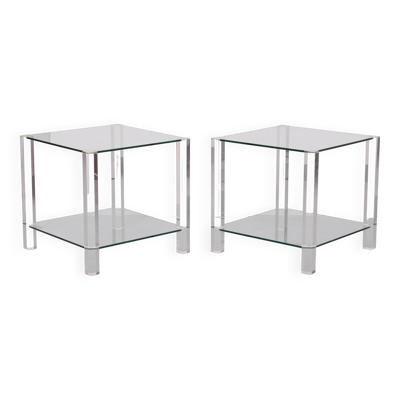 Raventos set tables d'appoint années 1980 Italie