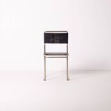 Marcel Breuer Bauhaus Tecta B40 dining chair in nickel plated bent steel an