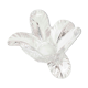Vide poche floral cristal d'arques transparent signé