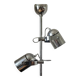 Rare Chrome Ceiling Lamp from the Mid-Century, Lidokov, 1970s
