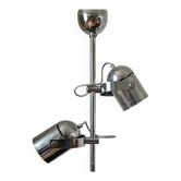 Rare lampe de plafond en chrome du milieu du siècle, Lidokov, années 1970