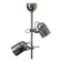 Rare Chrome Ceiling Lamp from the Mid-Century, Lidokov, 1970s