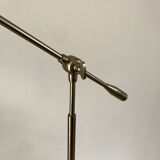 Lampadaire en alu brossé pivotant années 70