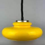 60s 70s ceiling lamp hanging lamp plastic chrome metal space age design