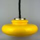 60s 70s ceiling lamp hanging lamp plastic chrome metal space age design