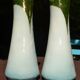 2 flowered vases St Amand early 20th century
