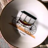 Vintage mocha service collection 6 cups cars real limoges porcelain of paris