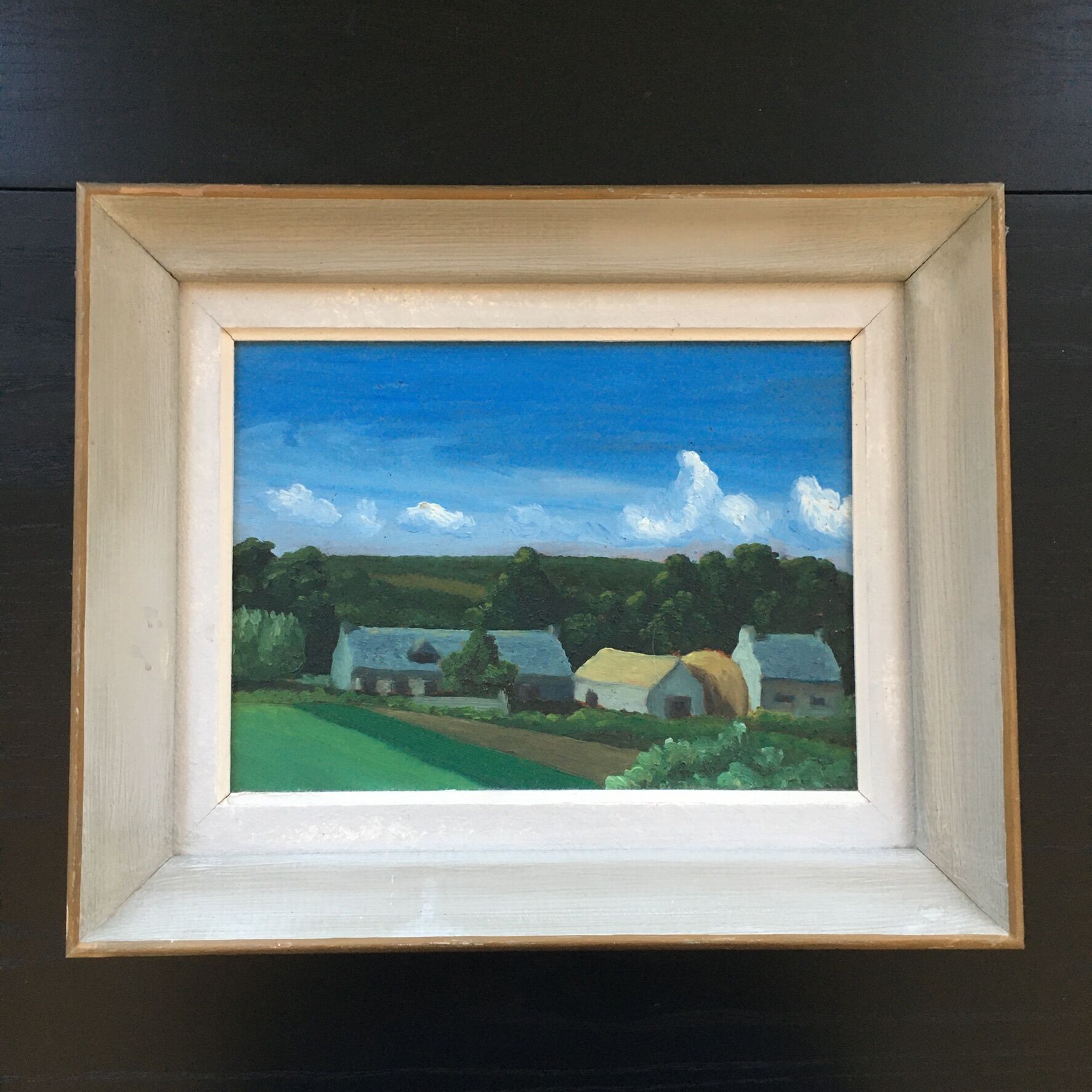 Countryside landscape table