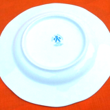 6 Cheese Plates / Dessert White Porcelain Floral decoration Arpo