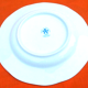 6 Cheese Plates / Dessert White Porcelain Floral decoration Arpo