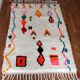 Magnificent & Authentic Azilal Berber rug in wool – Unique piece
