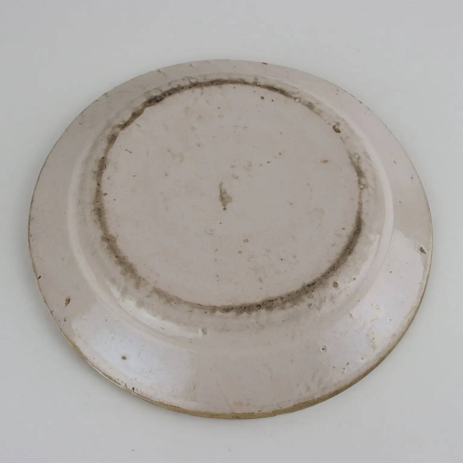 Antique majolica plate, Italy, 18th century