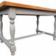 Rustic Provençal oak table