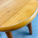Pair of vintage pine stools