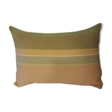 Orange striped cushion