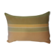 Orange striped cushion