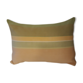 Coussin rayé orange