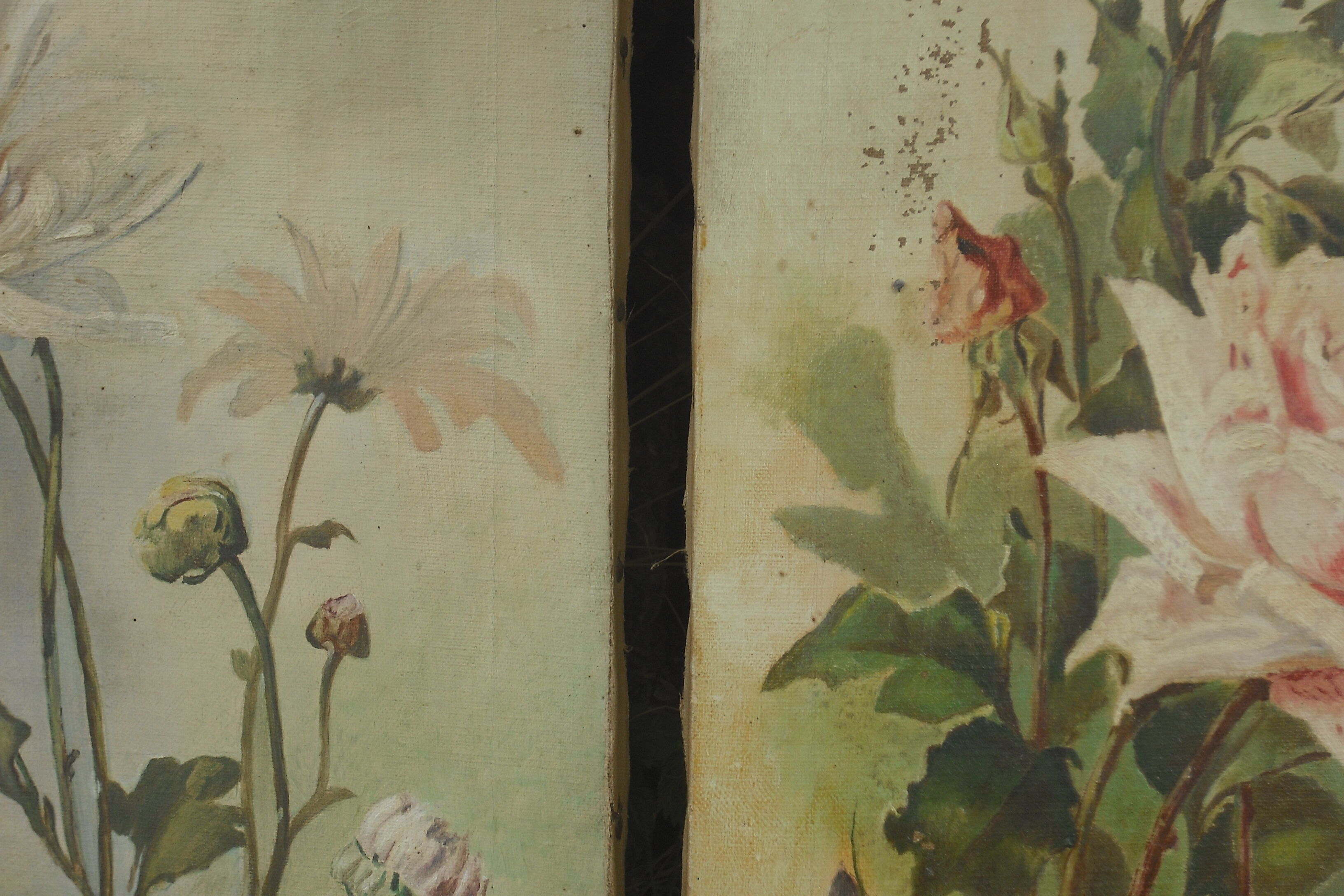 Floral diptych - 69 x 30, 1940