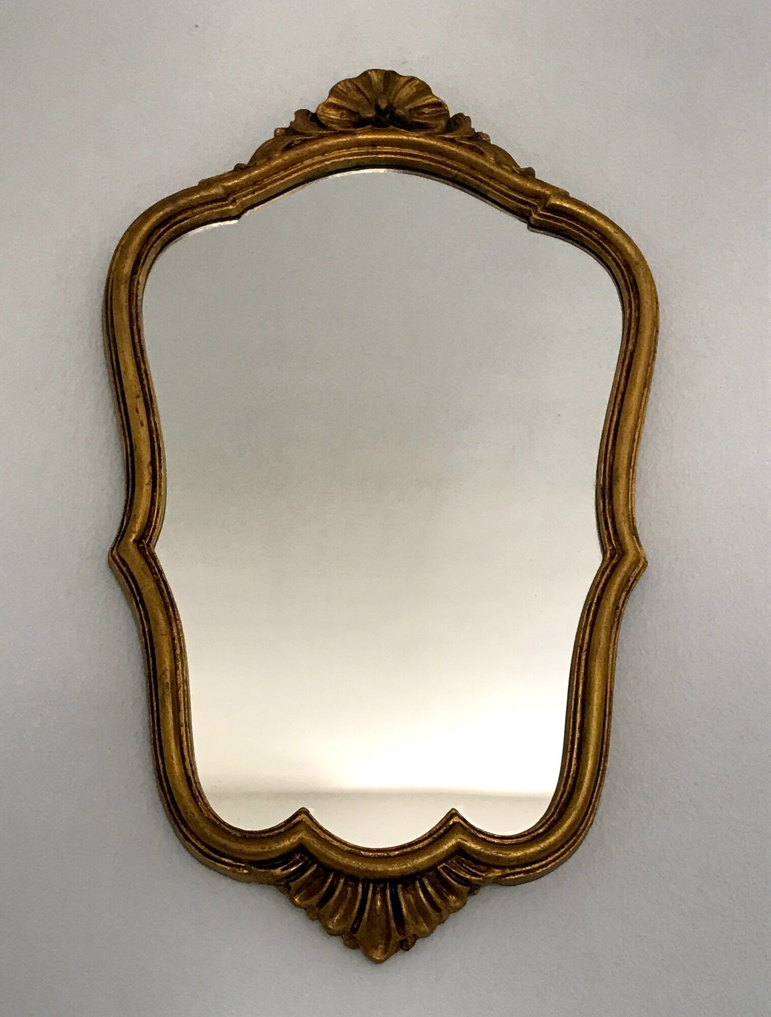 Vintage gilded wood mirror