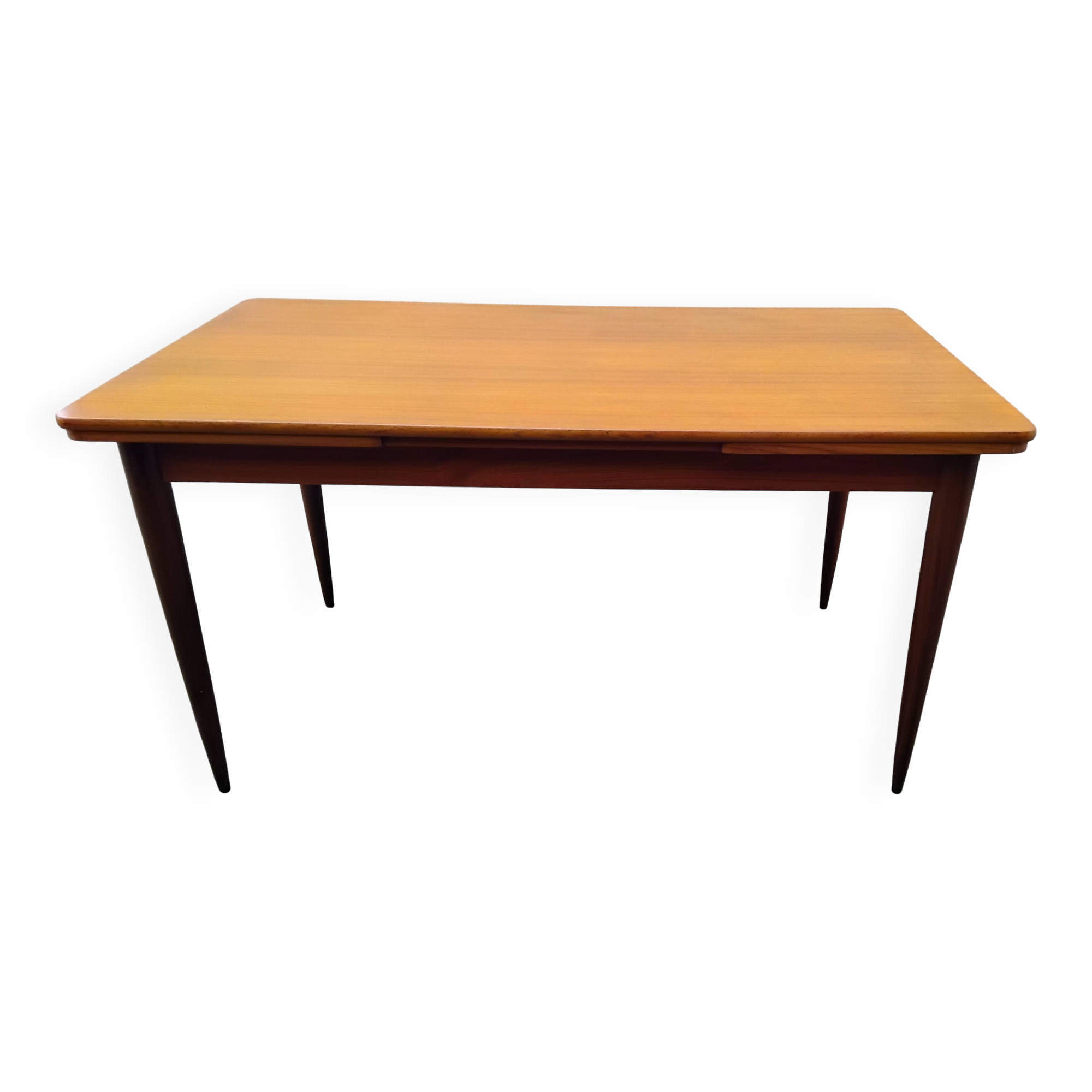 Vintage Rectangular Dining Table in Scandinavian Teak 1960s