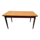 Vintage Rectangular Dining Table in Scandinavian Teak 1960s