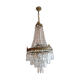 Lustre montgolfière pampilles