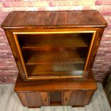Renovated art deco display cabinet - credenz, 1930s