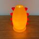 Postmodern glass table lamp from Trait D'Union, 1980s.