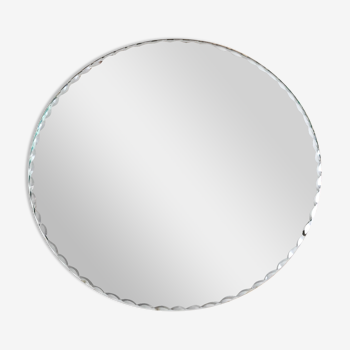 Round bevelled mirror 18cm