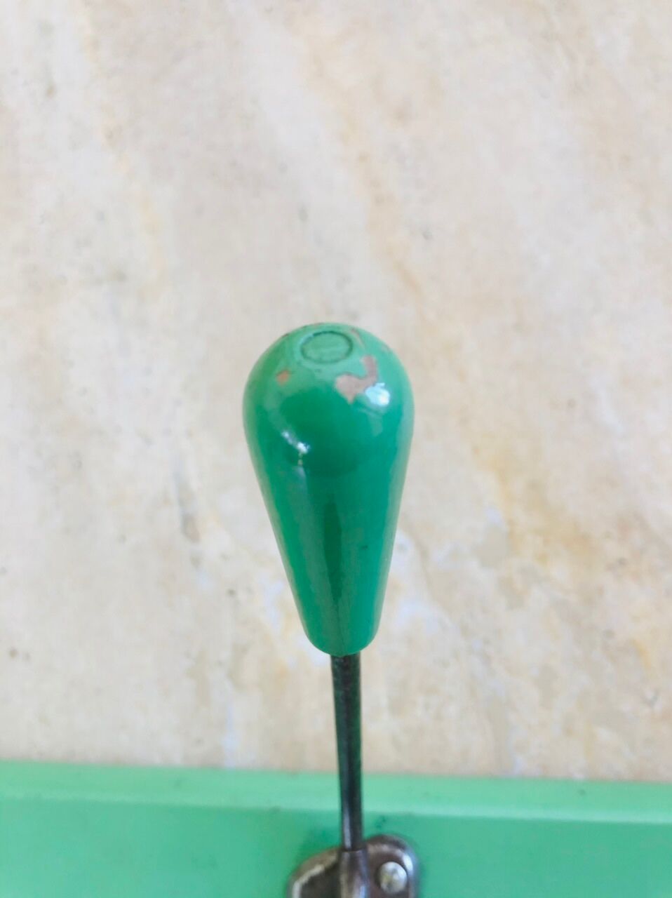 Vintage wall coat holder with 4 patères circa 50/60