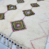 Moroccan rug in natural wool 250cm x 150cm