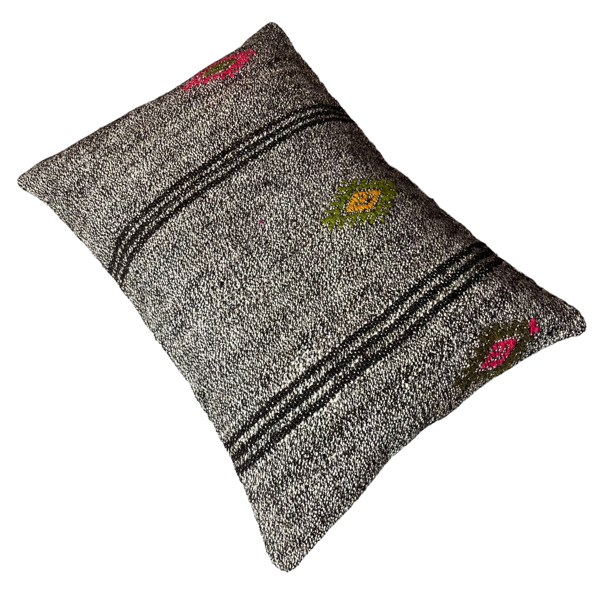 Housse de coussin vintage turque faite à la main 40 x 60 cm