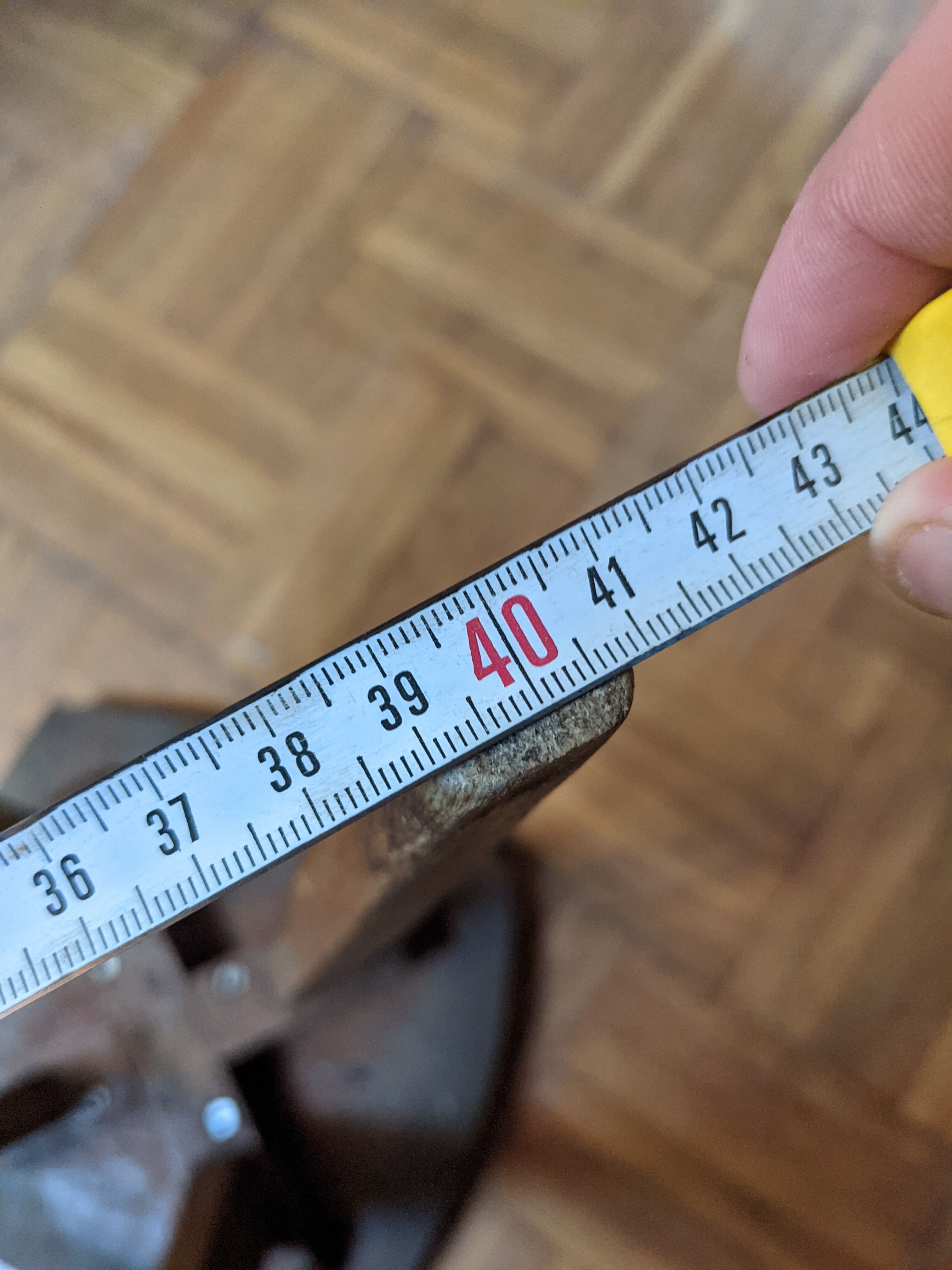 Vintage compass foot stool