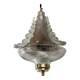 Holophane Art Deco prismatic glass pendant light