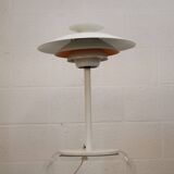 White vintage Danish desk lamp by Jeka Metaltryk - Model Sofie - Denmark 70s
