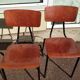 Set of 6 Dutch and metal school chairs - adult