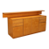 Vintage buffet in burl wood with a top section, Italian design from the 1980s.