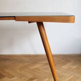 1960's Mid Century Coffee Table with a black opaxite glass by Jiri Jiroutek