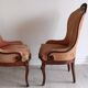 Paire de chaises Louis Philippe acajou