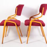 Set de 2 chaises d'appoint par Ludvik Volak, 1970s