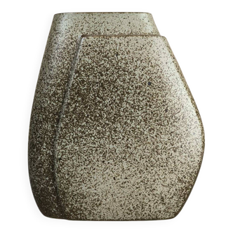 Vintage glazed stoneware vase